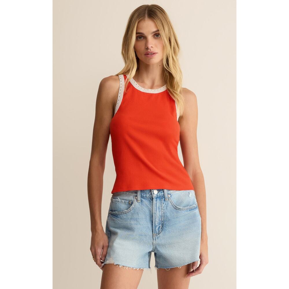 Z Supply Clarke Rib Tank - Lychee NWT VARIOUS SIZES